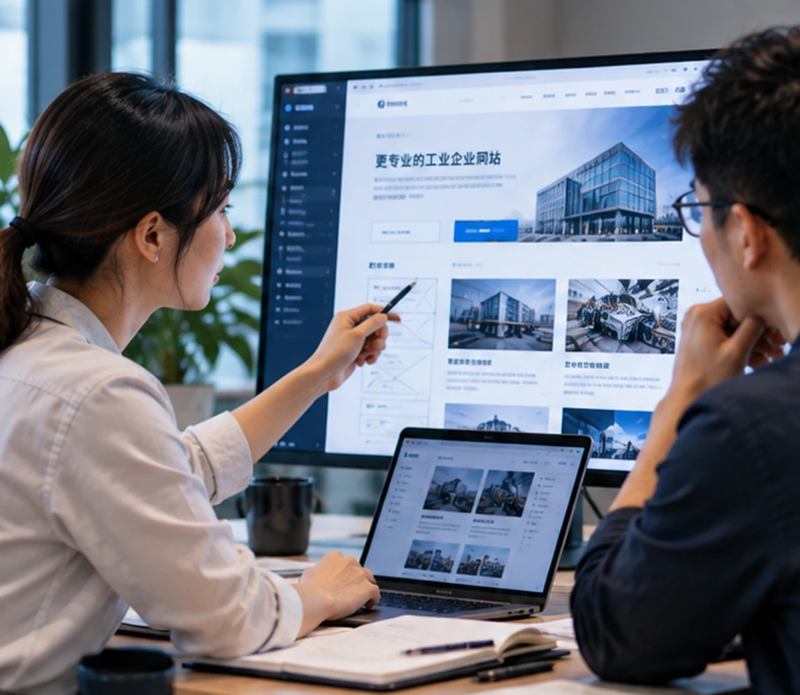 Industrial B2B website strategy and development